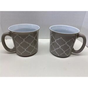 20oz Stoneware Crofton Mug Lot of 2 NWOT